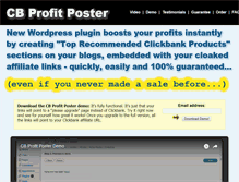 Tablet Screenshot of cbprofitposter.com